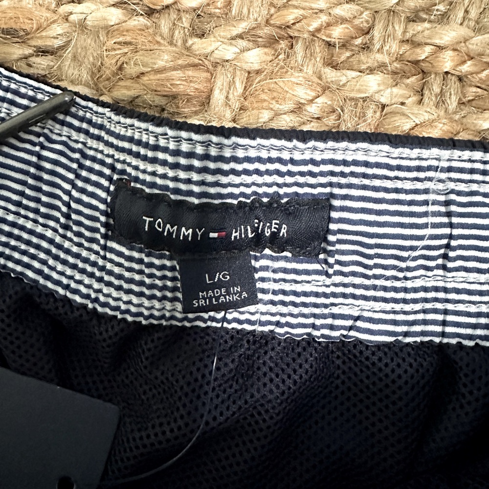 Tommy Hilfiger swim trunks.